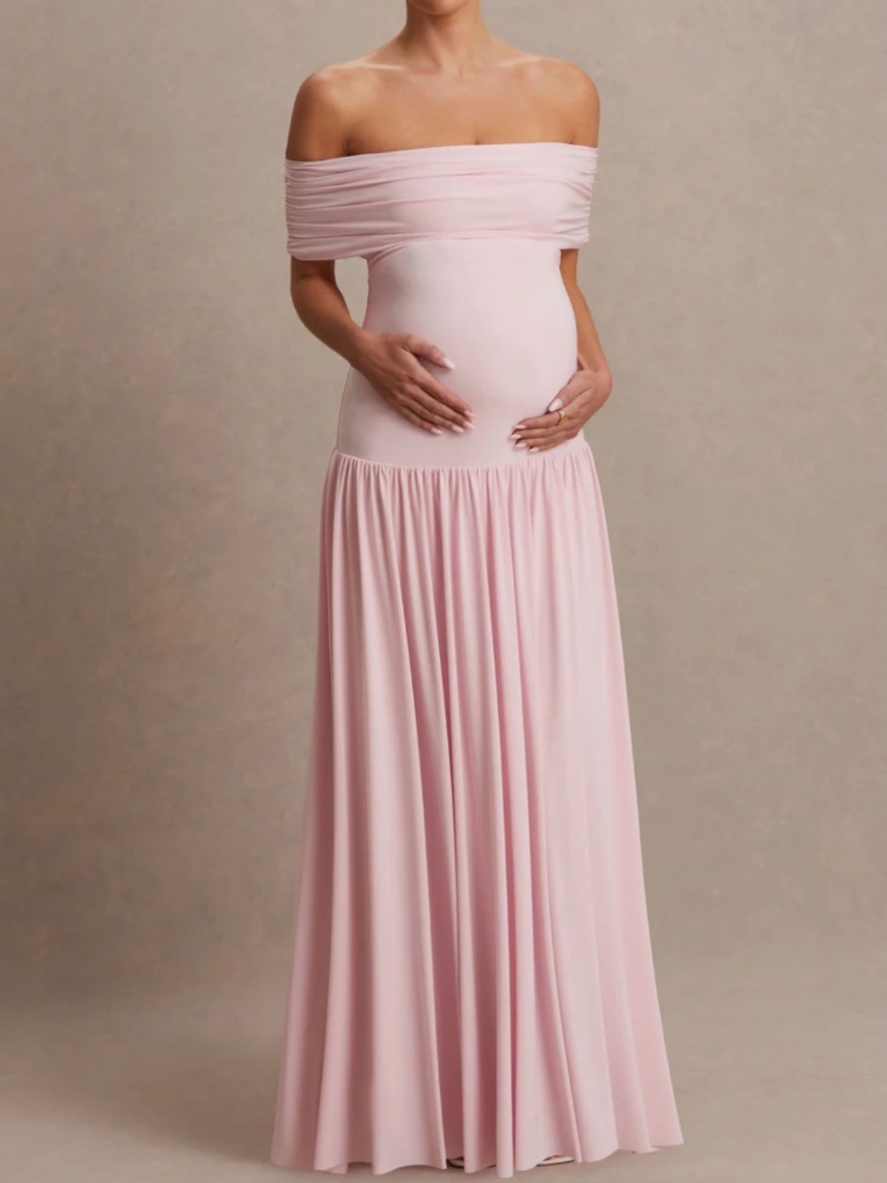 Club L London Juliette Dress Blush Pink Maternity Size US 6